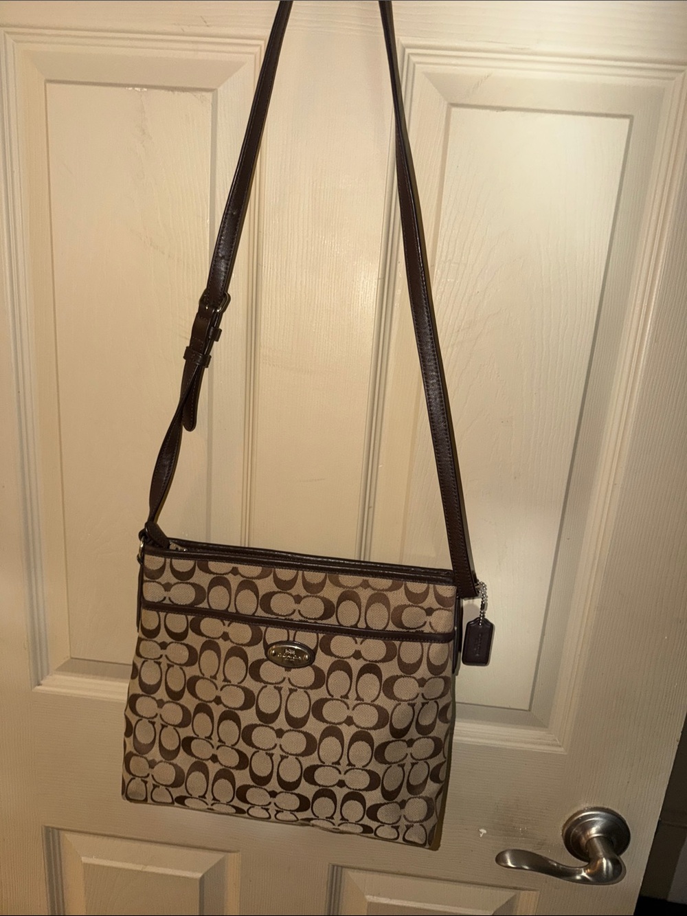 Coach Signature file bag